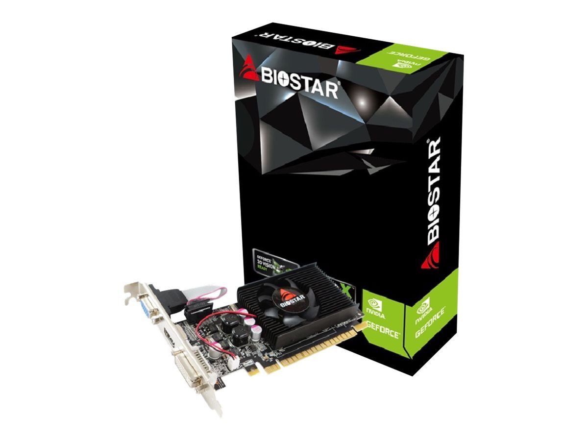 Biostar VN2103NHG6 Ver. G210 - Graphics Card - GF 210 - 1GB DDR3 - Low Profile PCIe 2.0 x16 - VGA, DVI, HDMI