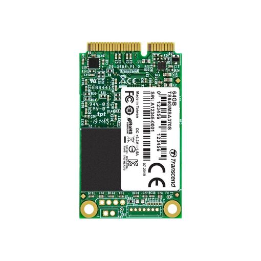 SSD Transcend 370S - 64 GB - Interno - mSATA - SATA 6Gb/s