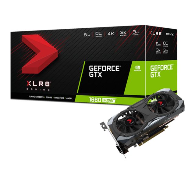 PNY GeForce GTX 1660 SUPER Gaming Dual Fan - Overclocked