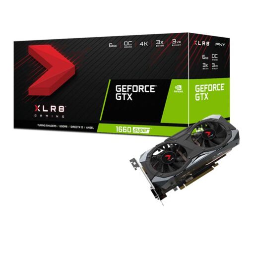 Carte graphique PNY GeForce GTX 1660 SUPER Dual Fan - Edition surcadencée