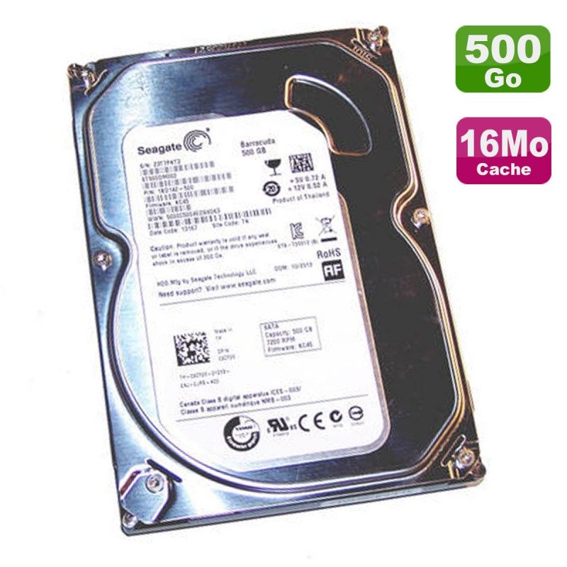 Seagate Barracuda 500GB Internal Hard Drive 3.5" SATA