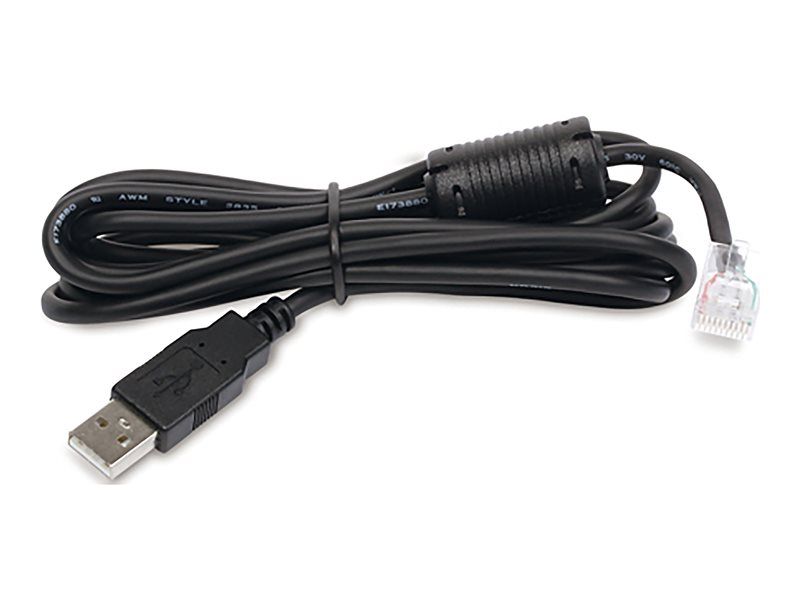 APC USB Cable - 1.8m Black RJ-45 to USB (M) for Back-UPS LS 500