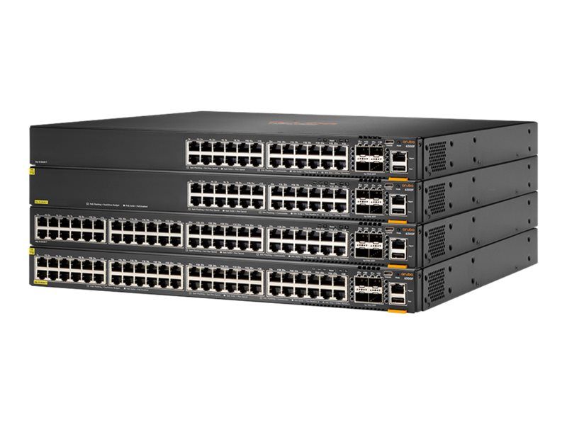 HP Aruba 6300F - Managed Switch - C3 - 48x 10/100/1000 (PoE+) + 4x 50G Ethernet SFP56