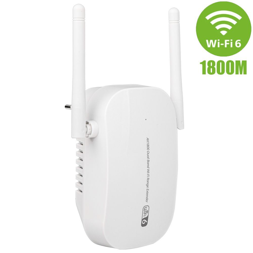 E.F.Connection WiFi 6 Repeater - AX1800 Mbps, Double Bande 2.4GHz & 5GHz