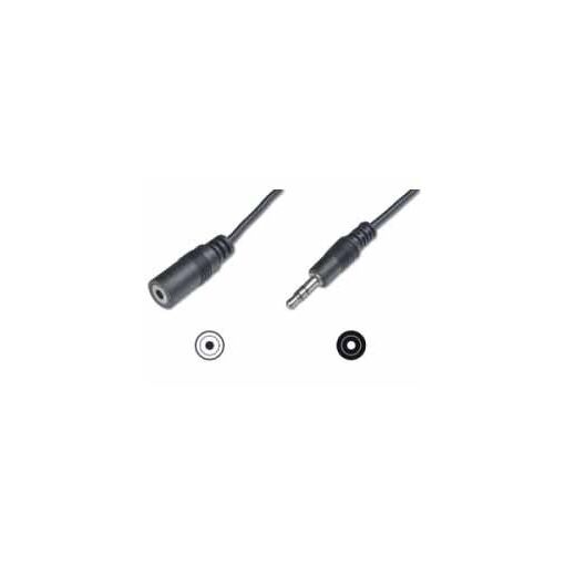 M-Cab Audio Cable Extension - 3.5mm Stereo Male to Female - 3m