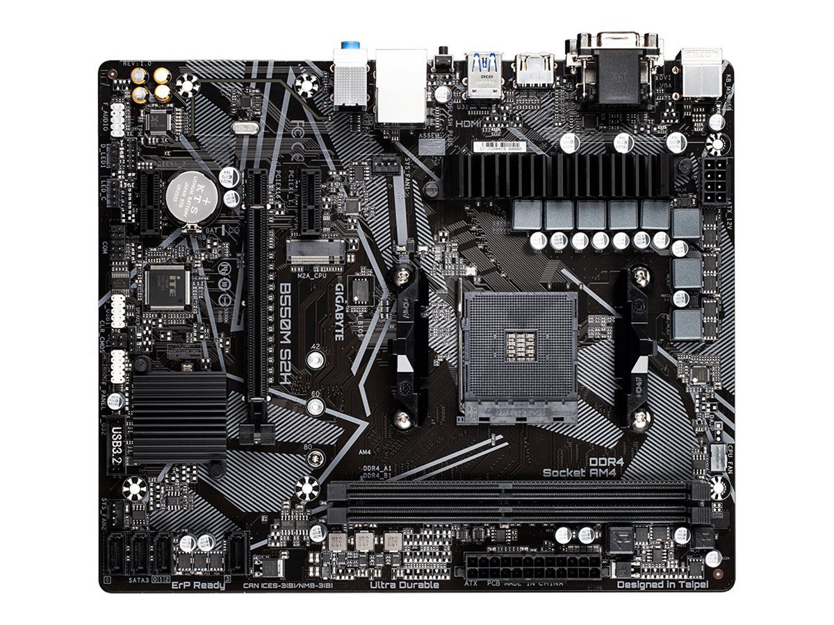 Gigabyte B550M S2H Micro ATX Motherboard