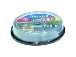 Maxell 10x DVD-R (Data) - 4.7GB, 120min, 16x Spindle