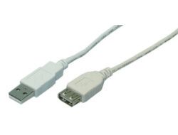 LogiLink 3m USB 2.0 Cable A to A Grey