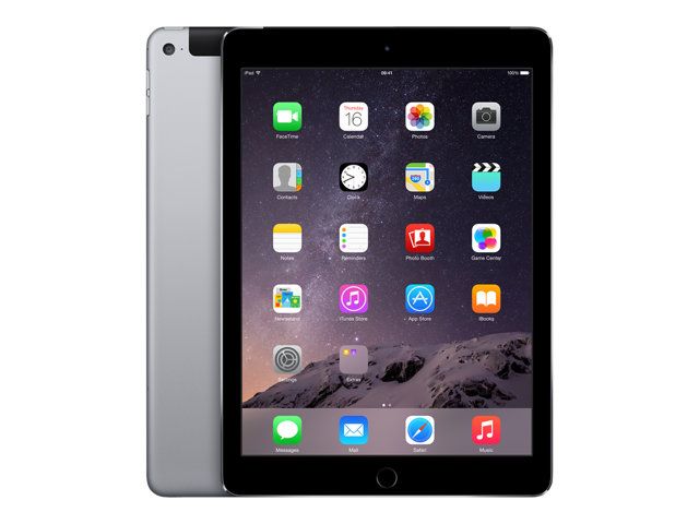 Apple iPad Air 2 (2014) Wi-Fi + 4G 64GB Gray Retina 9.7-inch Tablet