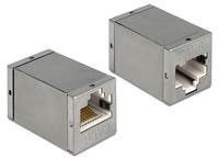 Conector de red Delock - RJ-45 (F) a RJ-45 (F) - FTP - CAT 6
