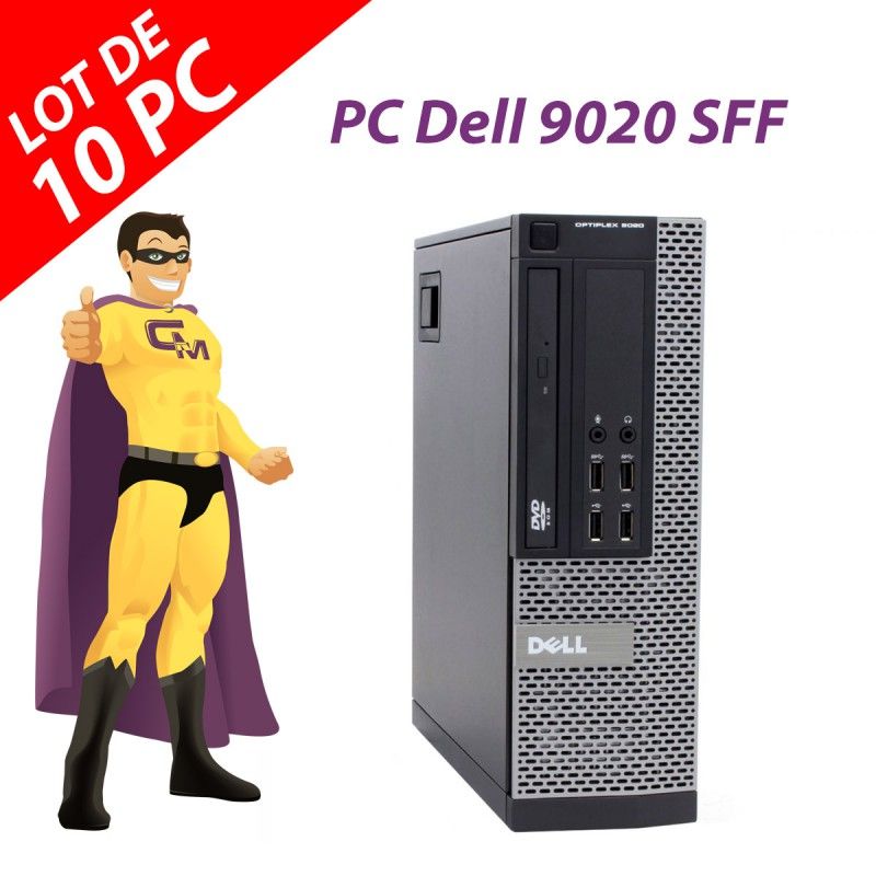 Dell OptiPlex 9020 SFF Computer Lot (10 Units) - Intel G3220, 4GB RAM, 250GB HDD, Windows 10