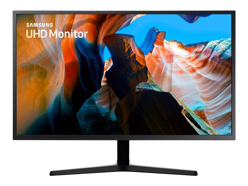 Samsung U32J590UQP - UJ59 Series - 32" LED Screen - 4K UHD 3840x2160 @ 60Hz - VA Panel - 270 cd/m² - 3000:1 - 4ms Response Time - 2x HDMI, DisplayPort - Dark Blue/Gray