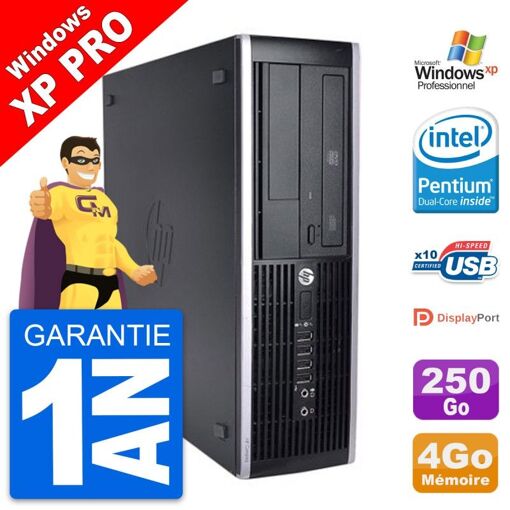 HP 8200 Elite SFF PC - Intel G630, 4GB RAM, 250GB HDD, Windows XP
