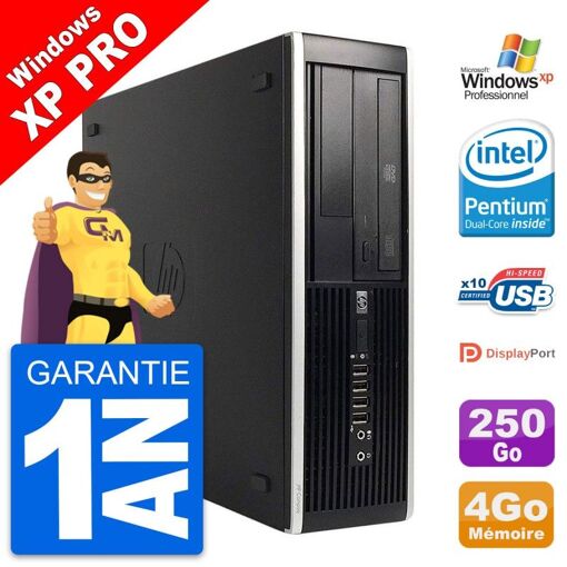 HP 8300 Elite SFF PC - Intel G630, 4GB RAM, 250GB HDD, Windows XP