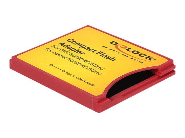 Adaptador de tarjeta Delock (SD, SDHC, SDXC) - CompactFlash