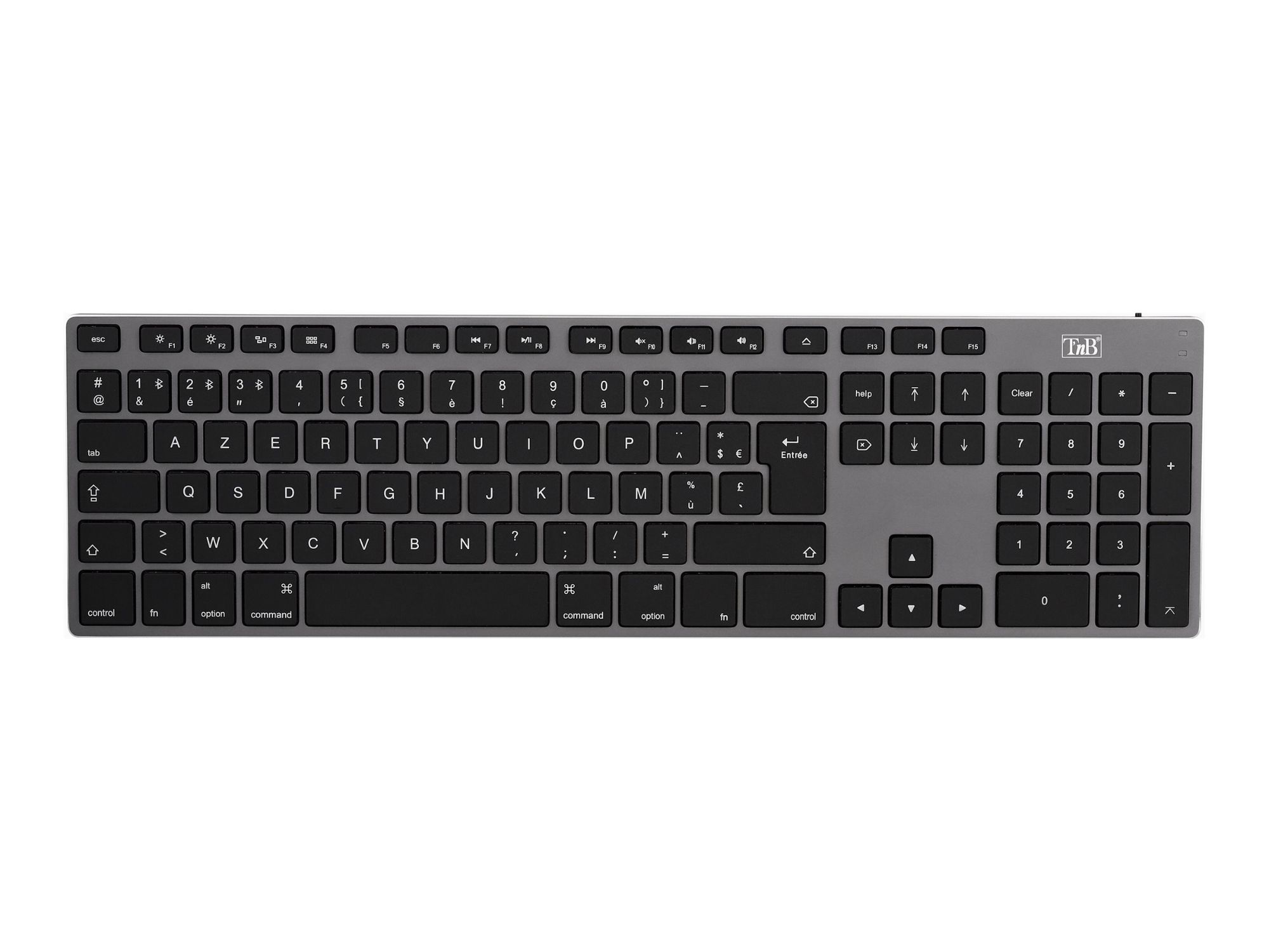 TNB iClick Wireless Keyboard - Bluetooth 3.0 - Space Grey
