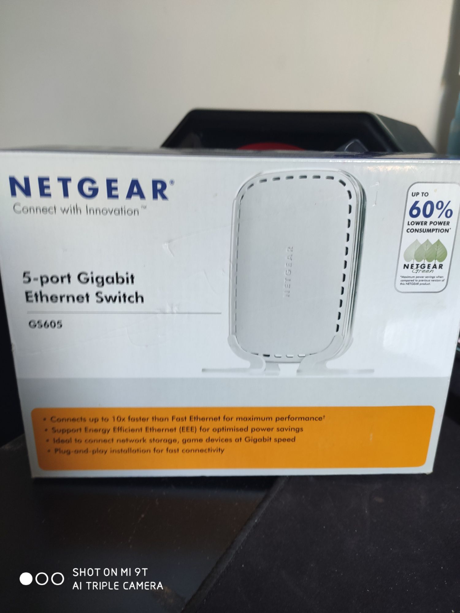 Conmutador Netgear GS605 de 5 puertos Gigabit