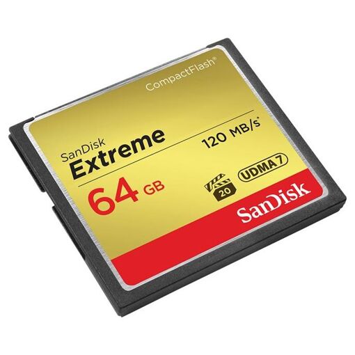 SanDisk Extreme 64GB CompactFlash Memory Card 567x