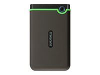 Transcend StoreJet 25M3 - Disco duro externo de 4 TB - USB 3.1 Gen 1 - AES - Gris acero