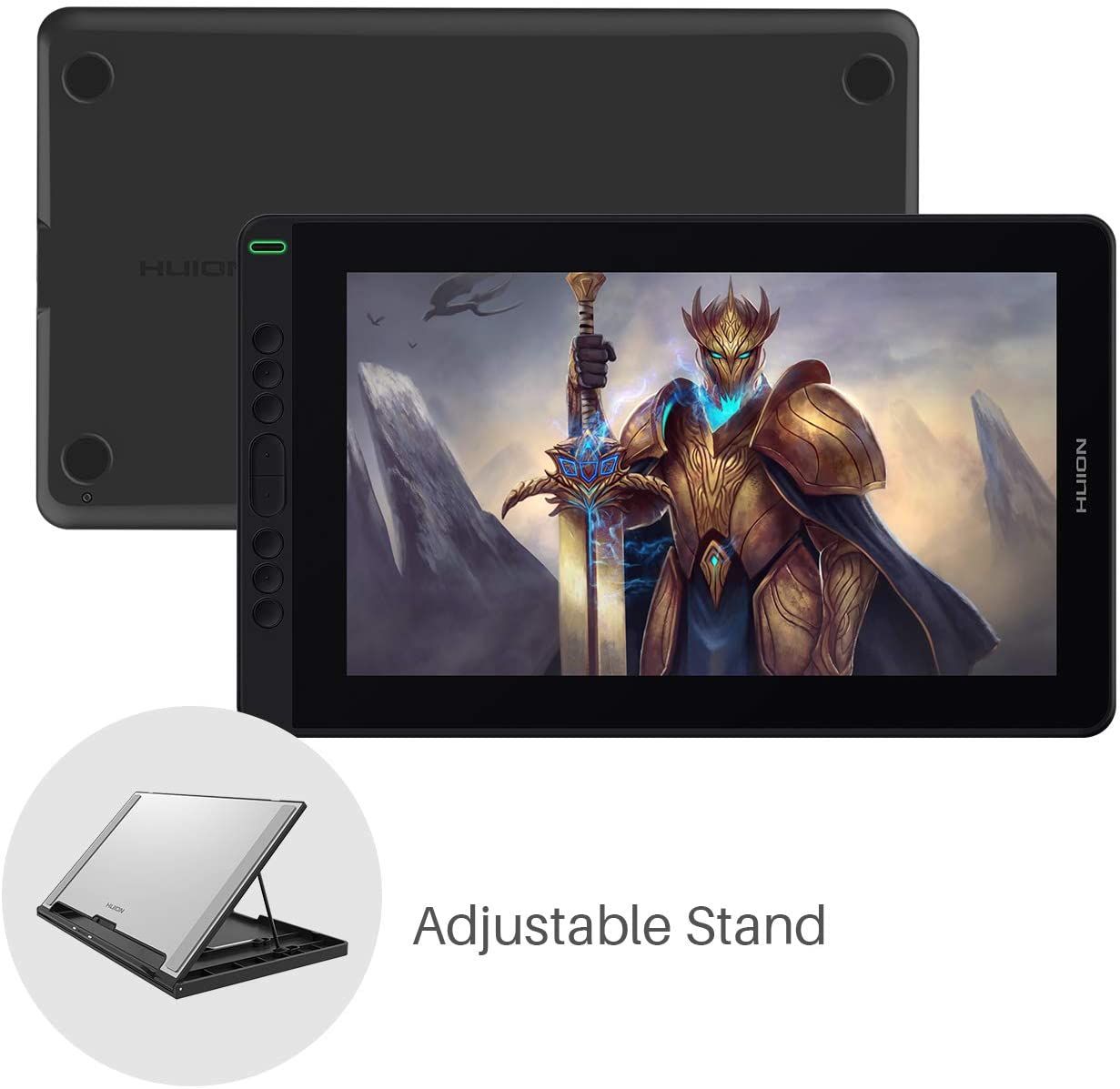 HUION KAMVAS 13 Graphic Tablet with PW517 Stylus, 8192 Pressure Levels, 13.3-inch (Black)