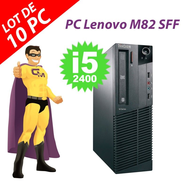 Lenovo ThinkCentre M82 SFF Desktop PC - Intel i5-2400, 4GB RAM, 250GB HDD, Windows 10
