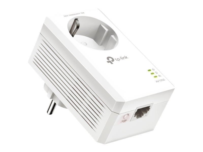 TP-Link TL-PA7017P V4 - 1GbE Powerline Adapter, HomePlug AV (HPAV) 2.0, IEEE 1901 - Wall Mount