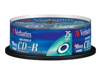 Verbatim 25 CD-R - 800MB (90 min) 40x