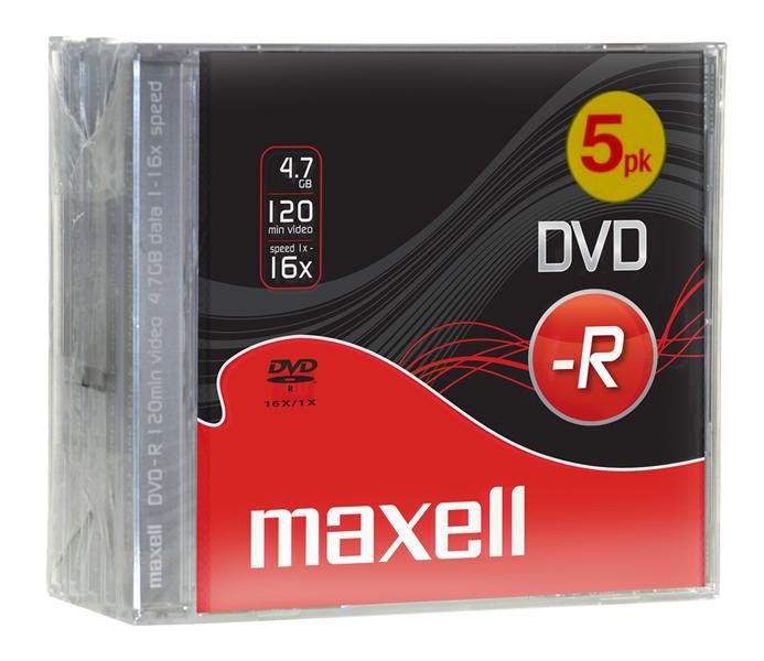 Maxell 5x DVD-R Video - 4.7GB
