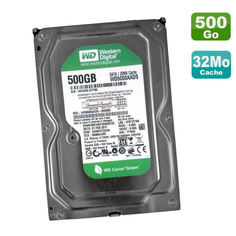 Western Digital Caviar Green 500GB SATA II 3.5" HDD