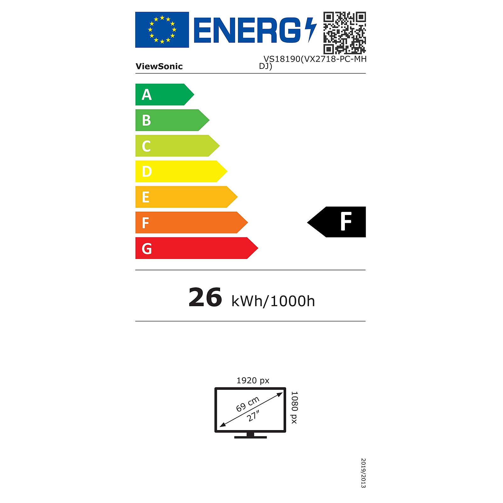ViewSonic 27" LED - VX2718-PC-MHDJ