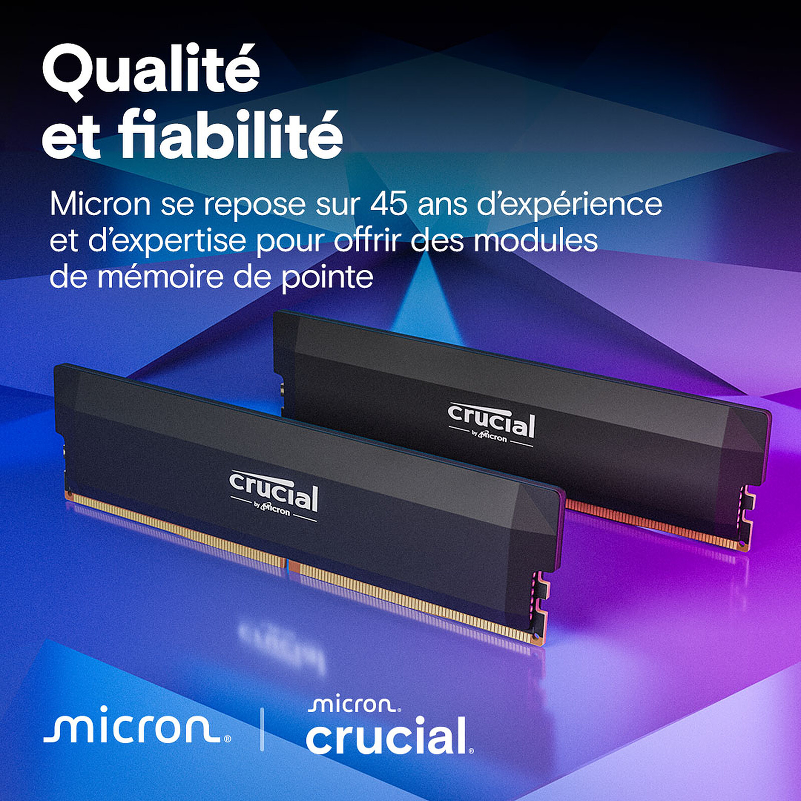 Crucial Pro DDR5 Overclocking 64 GB (2 x 32 GB) 6400 MHz CL40