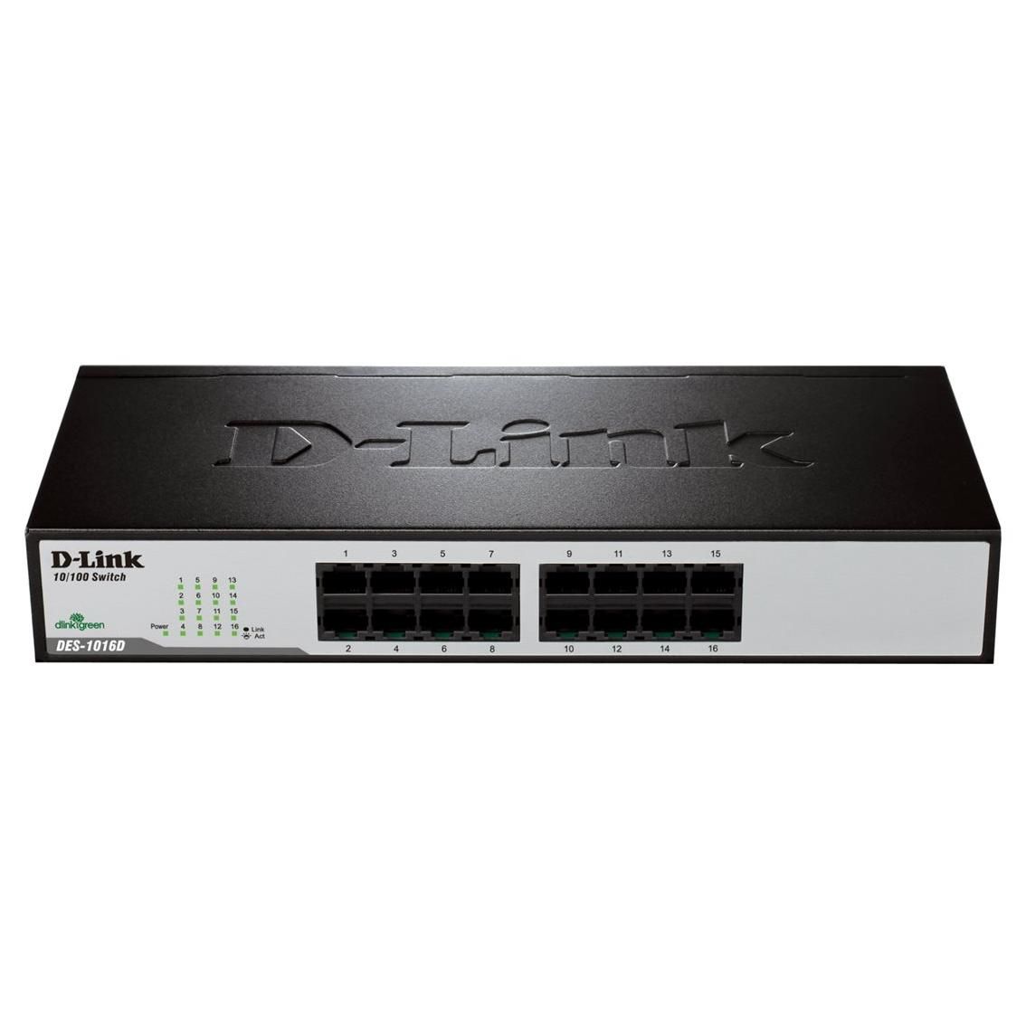 D-Link 16-Port Gigabit Switch DES-1016D