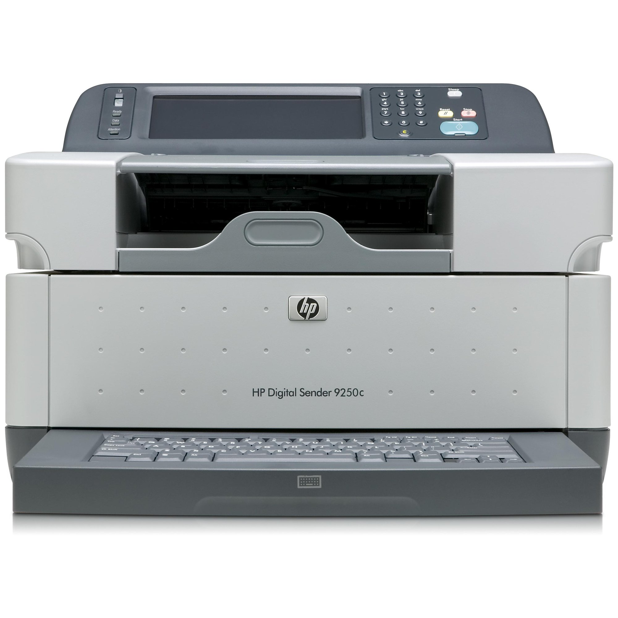 Escáner de documentos HP Digital Sender 9250c - A4 - 600 x 600 dpi - Hasta 55 ppm (Monocromático) / 29 ppm (Color) - Alimentador automático de documentos (50 hojas) - Hasta 60,000 páginas