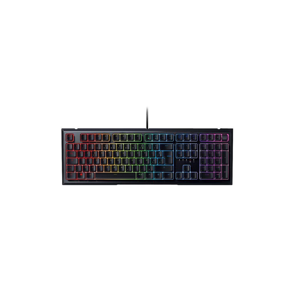 Razer Ornata V2 - Keyboard - with Digital Wheel - Backlit - USB - AZERTY