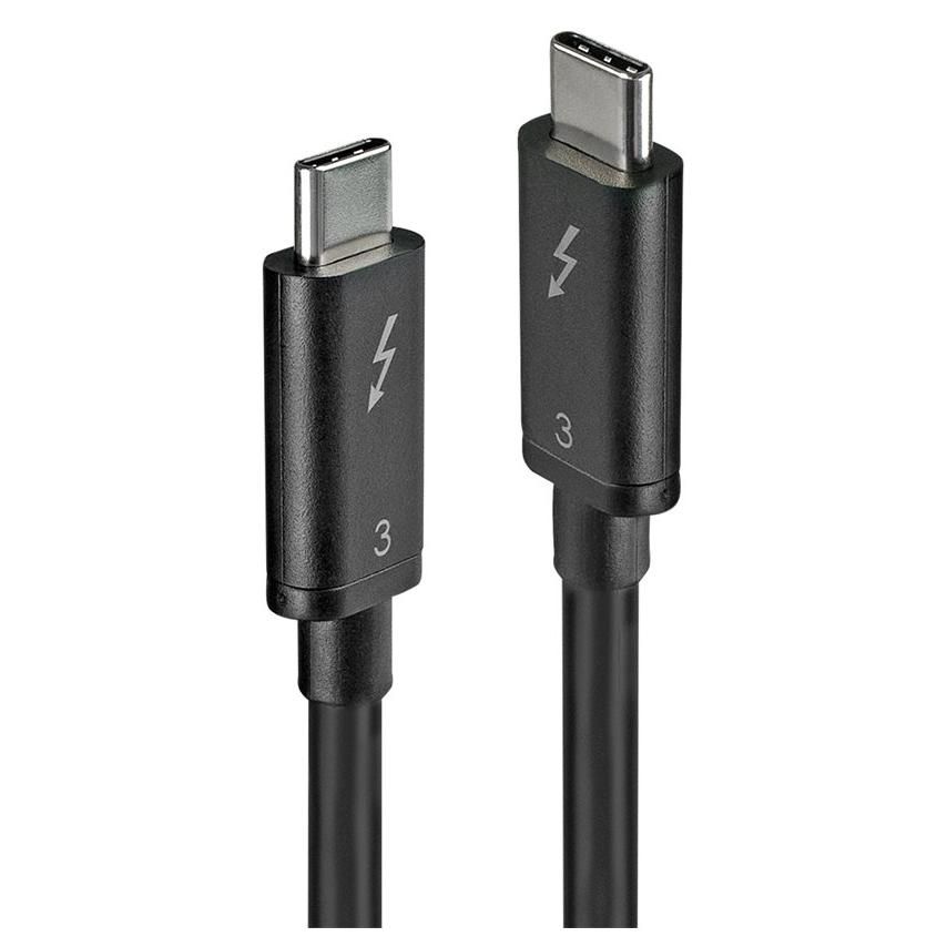 Lindy Thunderbolt Cable - USB-C to USB-C - 50 cm, Reversible Connectors, 4K Support