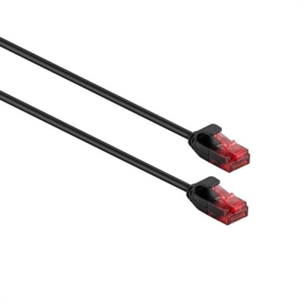 Ewent Cat6 Network Cable, 0.5m, Black (U/UTP)