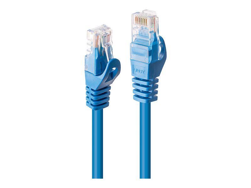 Lindy Basic CAT 6 RJ-45 Cable, 1m, Blue