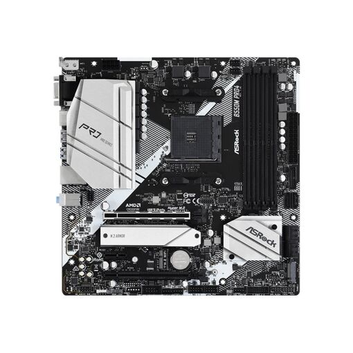 Placa base ASRock B550M Pro4 Micro ATX - Chipset AMD B550, USB-C Gen2, Ethernet Gigabit