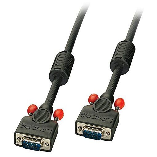 Cable VGA Lindy M/M, negro, 1 metro