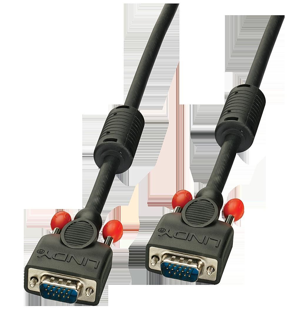 Lindy VGA Cable M/M, Black, 7.5m