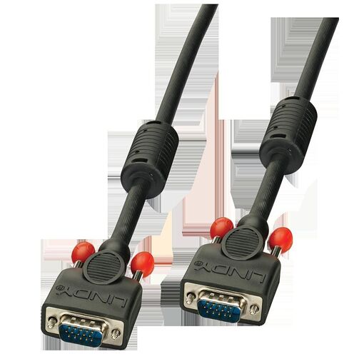 Cable VGA Lindy M/M, negro, 7,5 m
