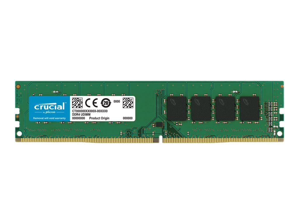 Micron Technology DDR4 16GB (288-pin DIMM, 3200MT/s, CL22, 1.2V, Unbuffered, Non-ECC)