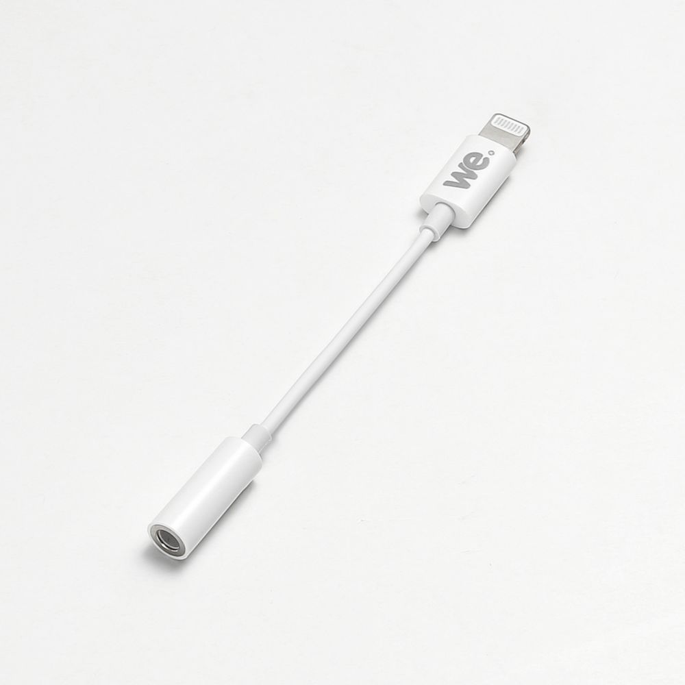 Adaptador Lightning WE - Macho a Hembra de 3.5 mm