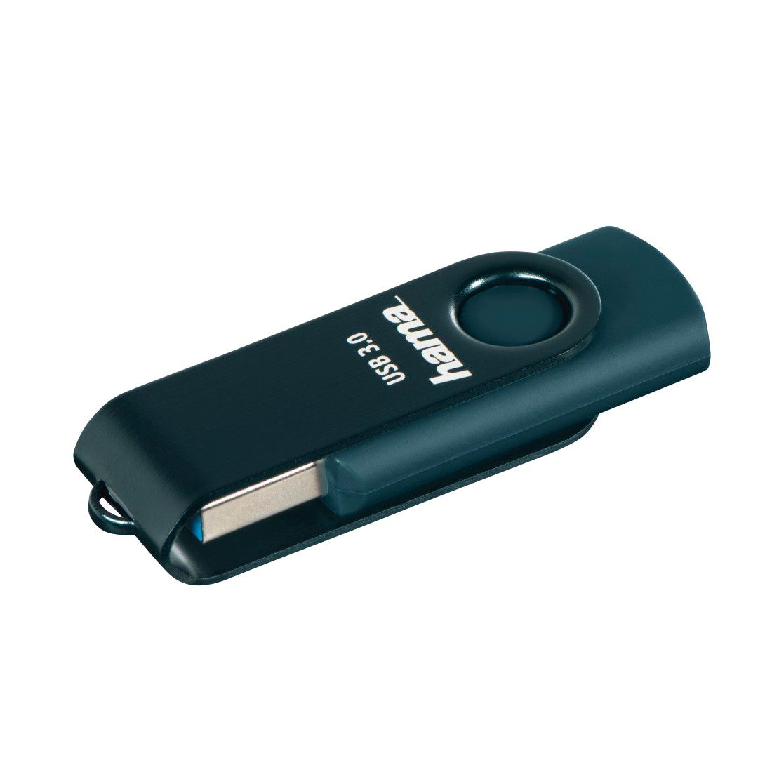 Hama Rotate USB 3.0 Flash Drive, 128GB, 90MB/s, Dark Blue