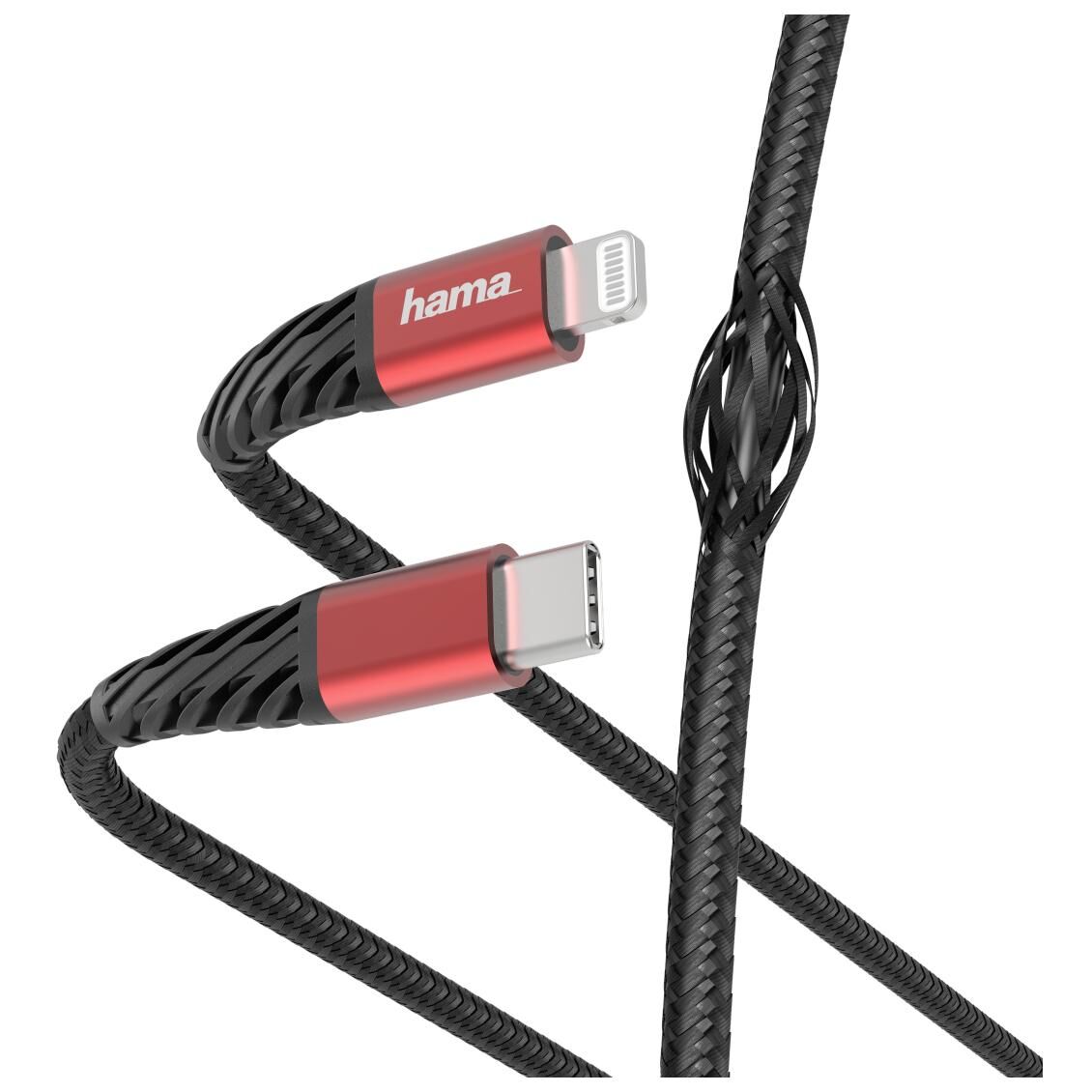 Cable Hama Extreme, 1,5 m, Negro y Rojo