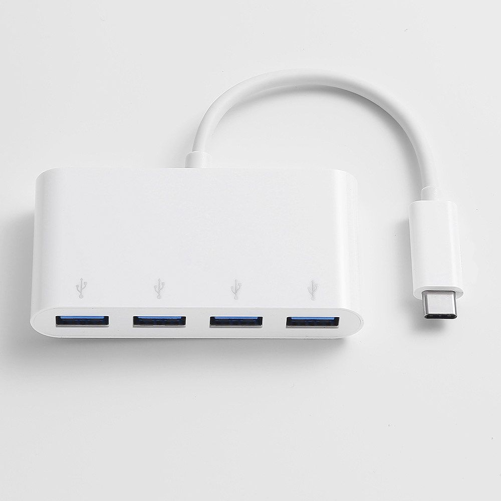 D2 Diffusion USB-C 4-Port Hub (White)
