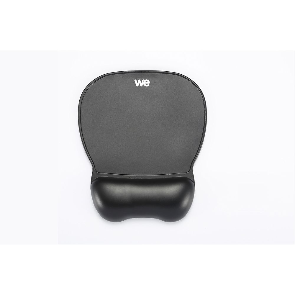 WE Gel Mouse Pad with Wrist Rest, Anti-Slip High Quality Carpal Tunnel Prevention - Maximal Comfort - Computer Accessories - Black