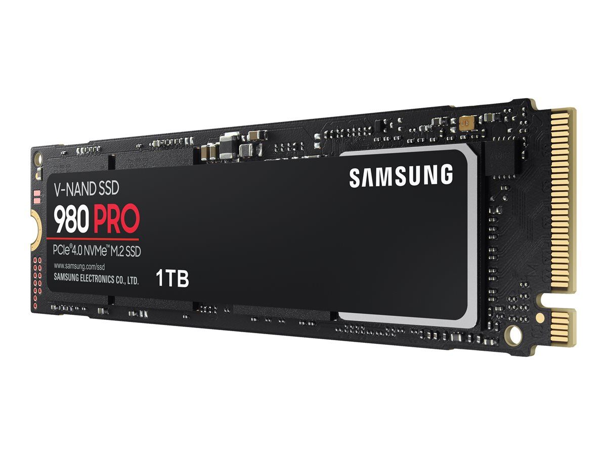 Samsung 980 PRO SSD - 1TB - M.2 2280 - PCIe 4.0 x4 (NVMe) - AES 256-bit Encryption