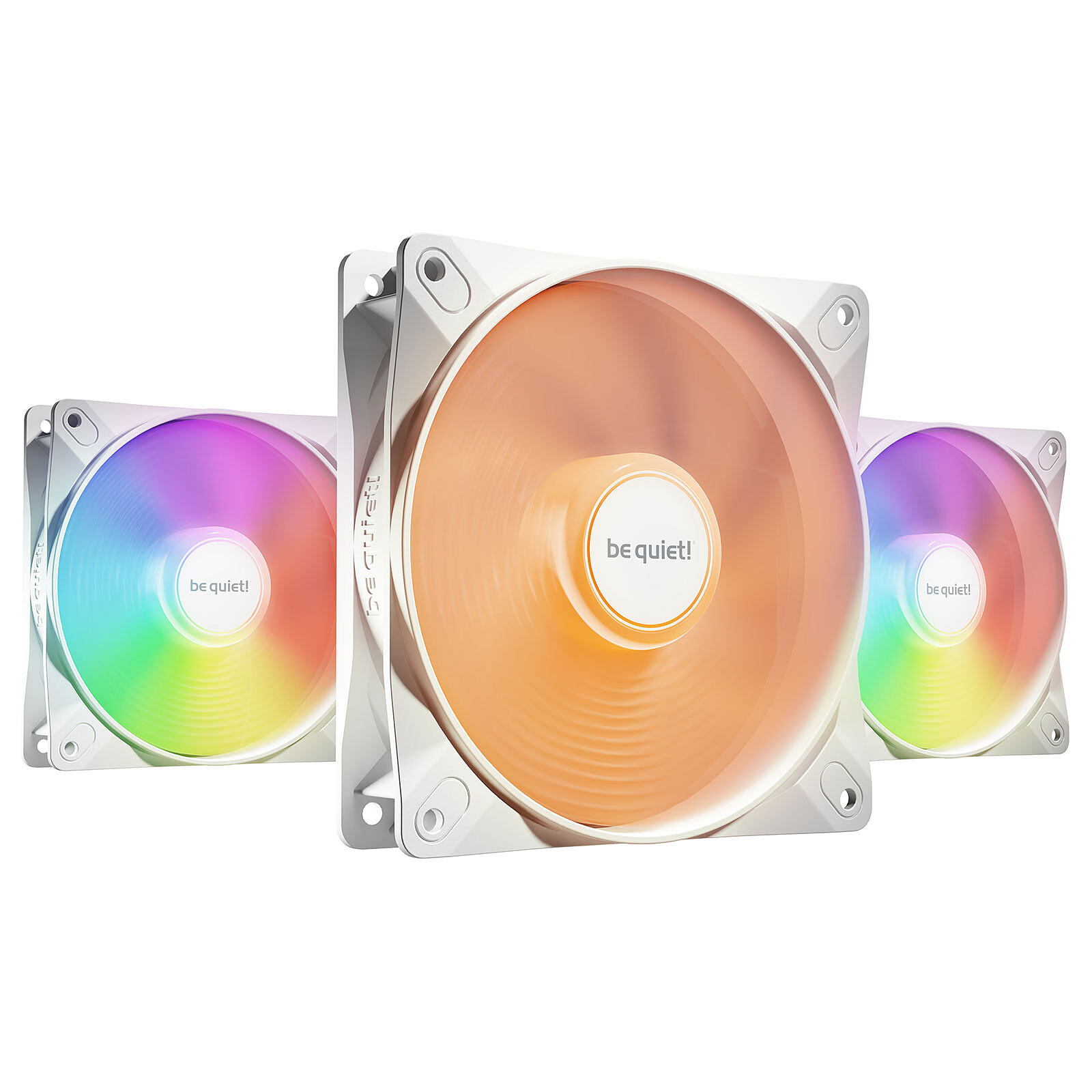be quiet! Light Wings LX 120 mm PWM Triple Pack - White