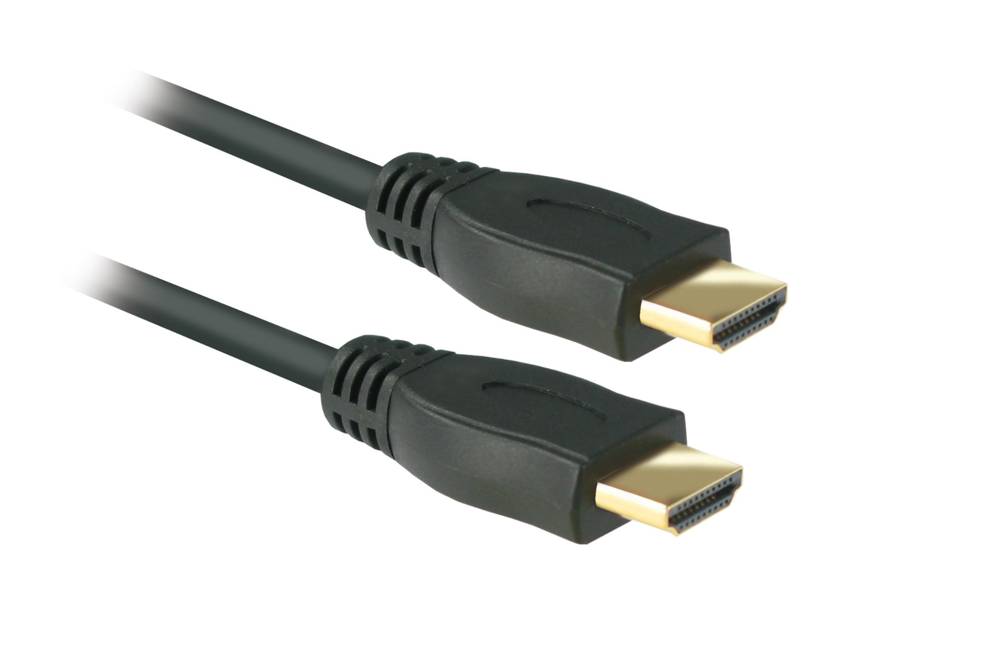 Cable HDMI de alta velocidad APM - 1,8 m - Negro - Soporta 4K (4096 x 2160)